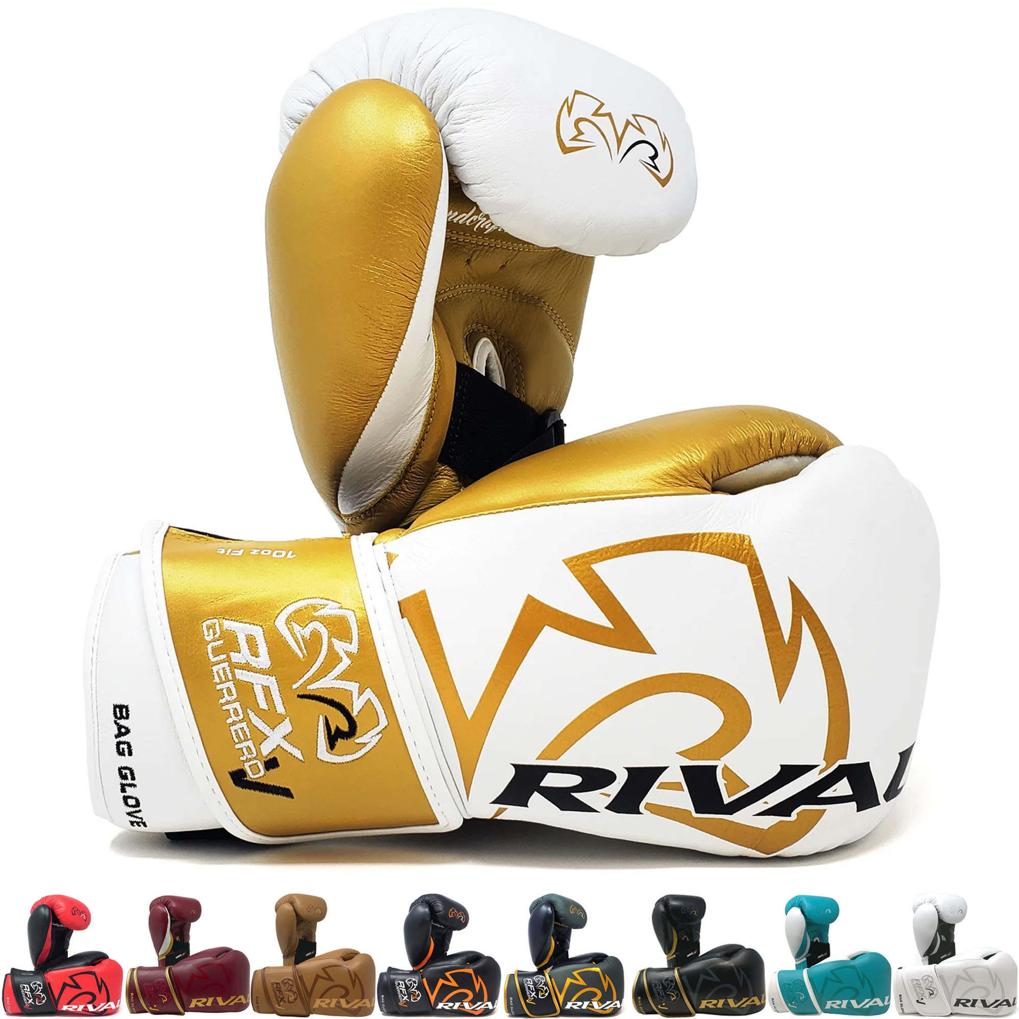 RIVAL Boxing RFX-Guerrero Intelli-Shock Bag Gloves, Croc Skin